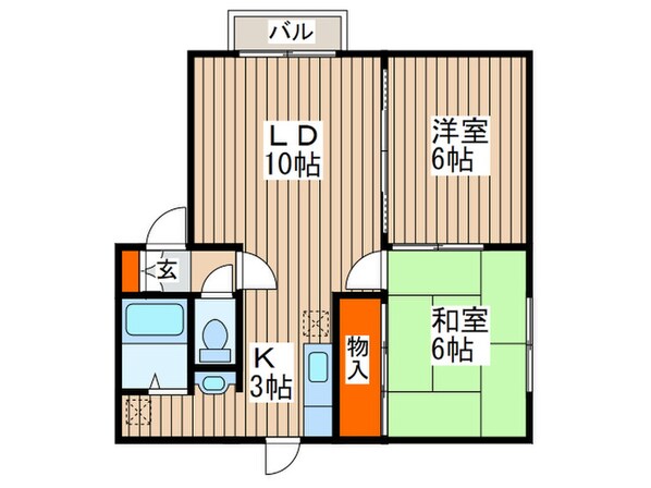 ガーデンハイツ２の物件間取画像